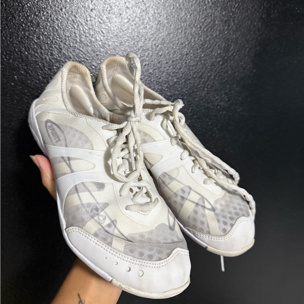 White Nfinity Cheer Shoes